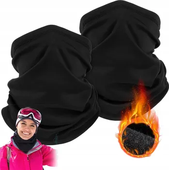 Čepice Dámská souprava čepice NÁKRČNÍK jaro podzim tenká lehká pohodlná sportovní černá