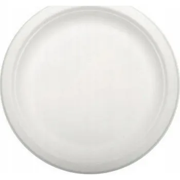 Jednorázové nádobí Abena Talíř z cukrové třtiny EKO 18 cm, 50 ks
