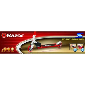 Koloběžka Razor 13073058 Dvoukolová koloběžka červená