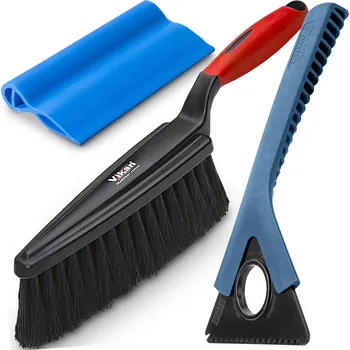 Autoškrabka Škrabka na okna, stěrka na vodu a kartáč na sníh Vikan, 14 cm