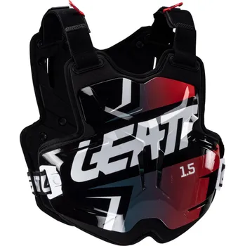 Motocyklový chránič LEATT chránič na záda a hrudník - CHEST PROTECTOR TORQUE 1.5 - černá/červená