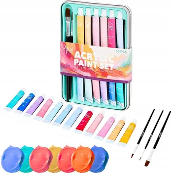 Vodová barva Akrylové barvy Creative Artist vícebarevné 12 ks 12 ml