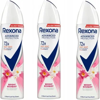 REXONA SADA ADVANCED PROTECTION BRIGHT BOUQUET DEODORANT PRO ŽENY 150 ML X3
