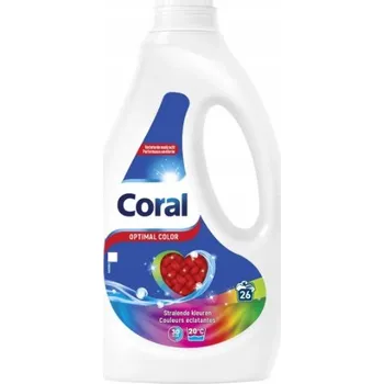 Prací prostředek Tekutý prací prostředek na barevné prádlo Coral 1,17 l