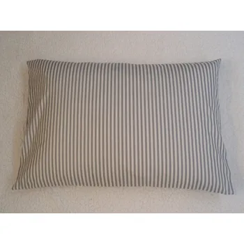 Povlak na dekorativní polštářek Pro útulný domov Povlak na polštářek Šedý proužek 40 x 60 cm
