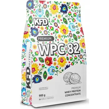 Protein Protein syrovátkový koncentrát - WPC KFD prášek 900 g kokosová příchuť