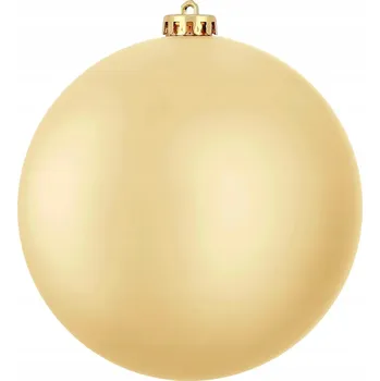 Vánoční ozdoba Ozdoba kulatá zlatá matná 15 cm