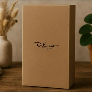 Rottweis Skládací kartonová krabička na 2 sklenice na bílé víno BROWN