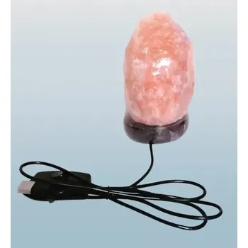 Solná lampa Solná elektrická lampa s příslušenstvím, 1,33 kg, USB – přírodní ionizace vzduchu