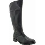 GABOR Dámské černé kožené kozačky 72.029.57-XL-265 Velikost 40