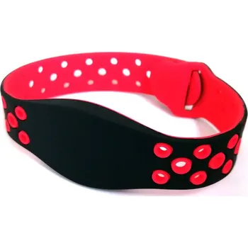 Náramek ICWB-01 RFID silikonový náramek - 13.56MHz Červená