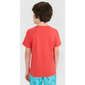 Chlapecké tričko 4F dětské tričko červené bavlna velikost 122