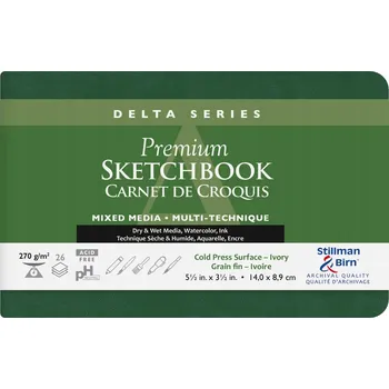 Skicák Delta 14 x 8,9 cm, 270 g/m²