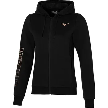 Běžecké oblečení MIZUNO Mizuno Sweat Jacket / Black / S