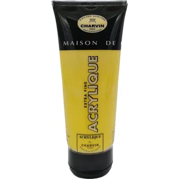Vodová barva Charvin Paris Akrylová barva Lemon Yellow tuba 200 ml
