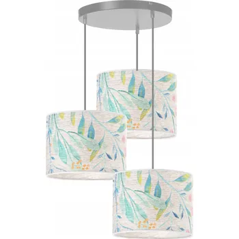 ZÁVĚSNÁ LAMPA STROPNÍ STÍNIDLA KVĚTINY ETNO BOHO JUTA EDISON E27 LED