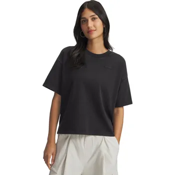 Dámské tričko Dámské tričko s krátkým rukávem Under Armour HWT BOXY WASH SS TEE W černé 6007690-001 - XS | UK 9 | US 10