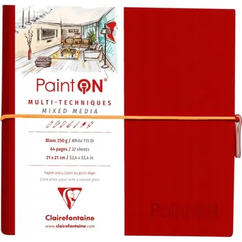 Skicák Paint`On 19x19 cm 250g Bílý