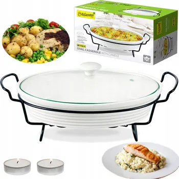 Žáruvzdorná oválná mísa Maestro 1,8 l