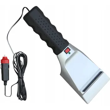 Autoškrabka VYHŘÍVANÁ ŠKRABKA NA LED A SNÍH S KARTÁČEM NA OKNA