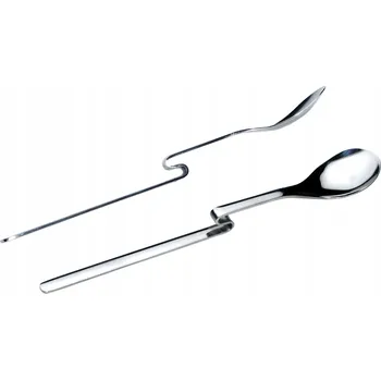 Příbor LŽÍCE NA KOKTEJLY S DRŽÁKEM NA SKLENICI 2ks