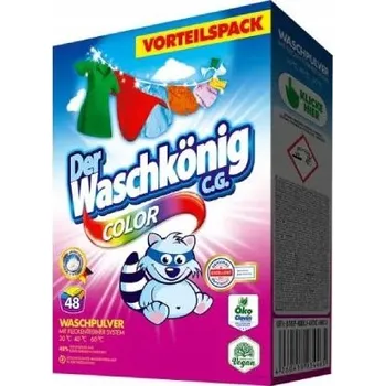 Prací prášek Der Waschkonig prášek na barevné prádlo 2,88 kg