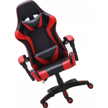 Herní židle HERNÍ OTOČNÉ KŘESLO TARVEX ČERVENÉ