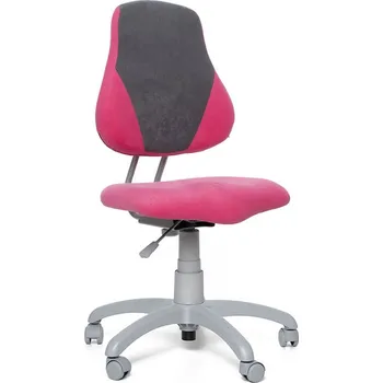 dětská židle ALBA dětská rostoucí židle FUXO V-line růžovo-šedá