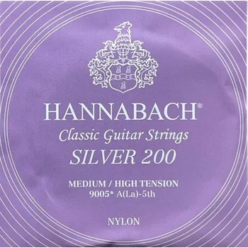 Struna pro kytaru a smyčcový nástroj Hannabach Struny pro klasickou kytaru série 900 Medium / High Tension Silver 200A5w 9005MHT 5914