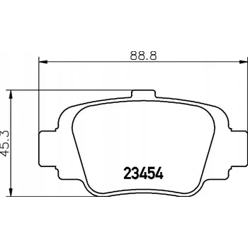 Brzdová destička Hella 8DB 355 011-551 Sada brzdových destiček, kotoučové brzdy