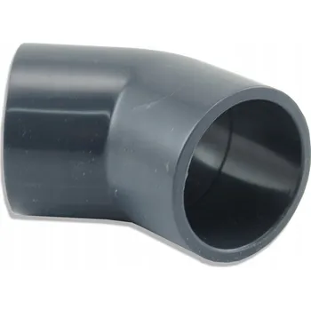 Vodovodní potrubí KOLENO OBLOUK PVC 45 STUPŇŮ 25MM PRO TRUBKY VODNÍ INSTALACE AKVÁRIUM