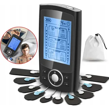 Masážní přístroj MULTIFUNKČNÍ ELEKTROSTIMULÁTOR TENS EMS S 36 PROGRAMY PRO MASÁŽ TĚLA