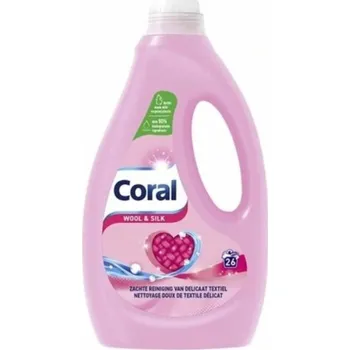 Prací prostředek Coral Wolle & Feines Gel na Praní Vlny, Hedvábí a Jemných Tkanin 26 dávek DE