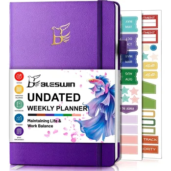 Diář PLANER TYGODNIOWY A5 KALENDARZ TYGODNIOWY TÝDENNÍ DIÁŘ PRO ŘÍZENÍ ČASU