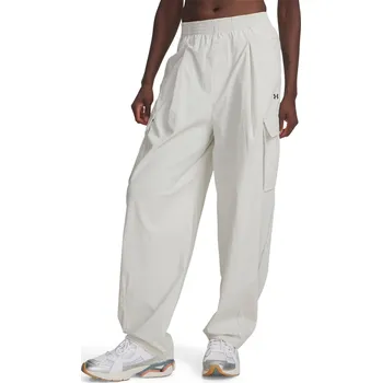 Dámské tepláky na volný čas Under Armour UNSTOPPABLE RIPSTOP CARGO W bílé 6007025-110 - XL | UK 11 | US 12