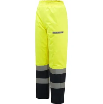 Pracovní obuv Zimní kalhoty Bizflame Rain+ Hi-Vis Multi-Norm FR Žlutá/Námořnická modrá vel. XXL