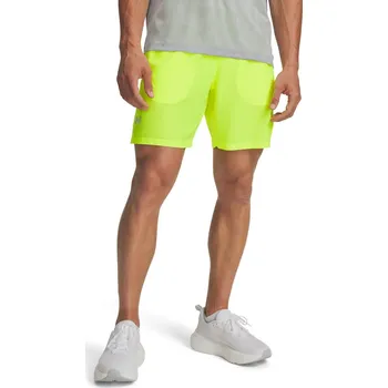 Pánské kraťasy Pánské sportovní kraťasy Under Armour LAUNCH 7IN SHORTS žluté 1382620-731 - L | UK 8,5 | US 11