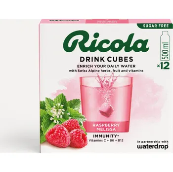 Instantní nápoj Waterdrop Raspberry Melissa 12 ks 12 kapslí