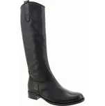 GABOR Dámské černé kožené kozačky 71.647.27-XS-265 Velikost 38