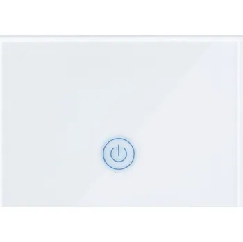 vypínač INTELIGENTNÍ DOTYKOVÝ SKLENĚNÝ VYPÍNAČ WiFi TUYA SMART BEZ N NEBO S N