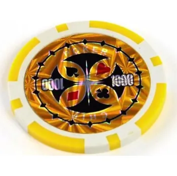 Pokerový žeton Žetony Ultimate po po kusech s nominální hodnotou "1000"