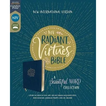 Niv, Radiant Virtues Bible: A Beautiful Word Collection, Leathersoft, Navy, Red Letter, Comfort Print: Explore the Virtues of Faith, Hope, and Love (Kniha)