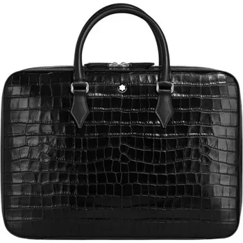 MONTBLANC - Atelier Croco Black - Kožená taška na dokumenty