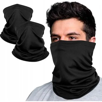 Šála 2 ks Větruodolná, teplá zimní šála s poutkem na lyže