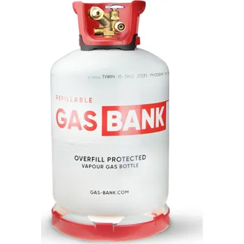 Příslušenství ke karavanu Plnitelná plynová láhev GasBank LS DUO 11 kg - lehká ocel