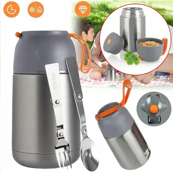 Termoska TERMOSKA NA ZUPĘ I OBIAD 650ML VZDUCHOTĚSNÁ TERMO NÁDOBA PREMIUM