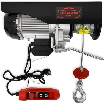 lanový naviják Dragon Winch Elektrický lanový naviják 230V 500/990kg, výška zdvihu 12m