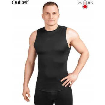 Pánské termoprádlo Redline Mars 2.0 Pánské funkční tílko s technologií Outlast, černé, velikost L