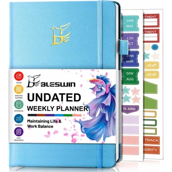 Diář PLANER TYGODNIOWY A5 KALENDARZ TYGODNIOWY TÝDENNÍ DIÁŘ PRO ŘÍZENÍ ČASU