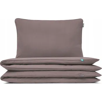Povlečení Sada Povlečení Basic Čokoládově Hnědá - 160x200 cm + 2x 60x50 cm - MUMLA